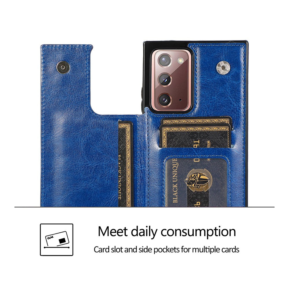 Tecworks Back Flip Leather Wallet Cover Case For Samsung Note 20